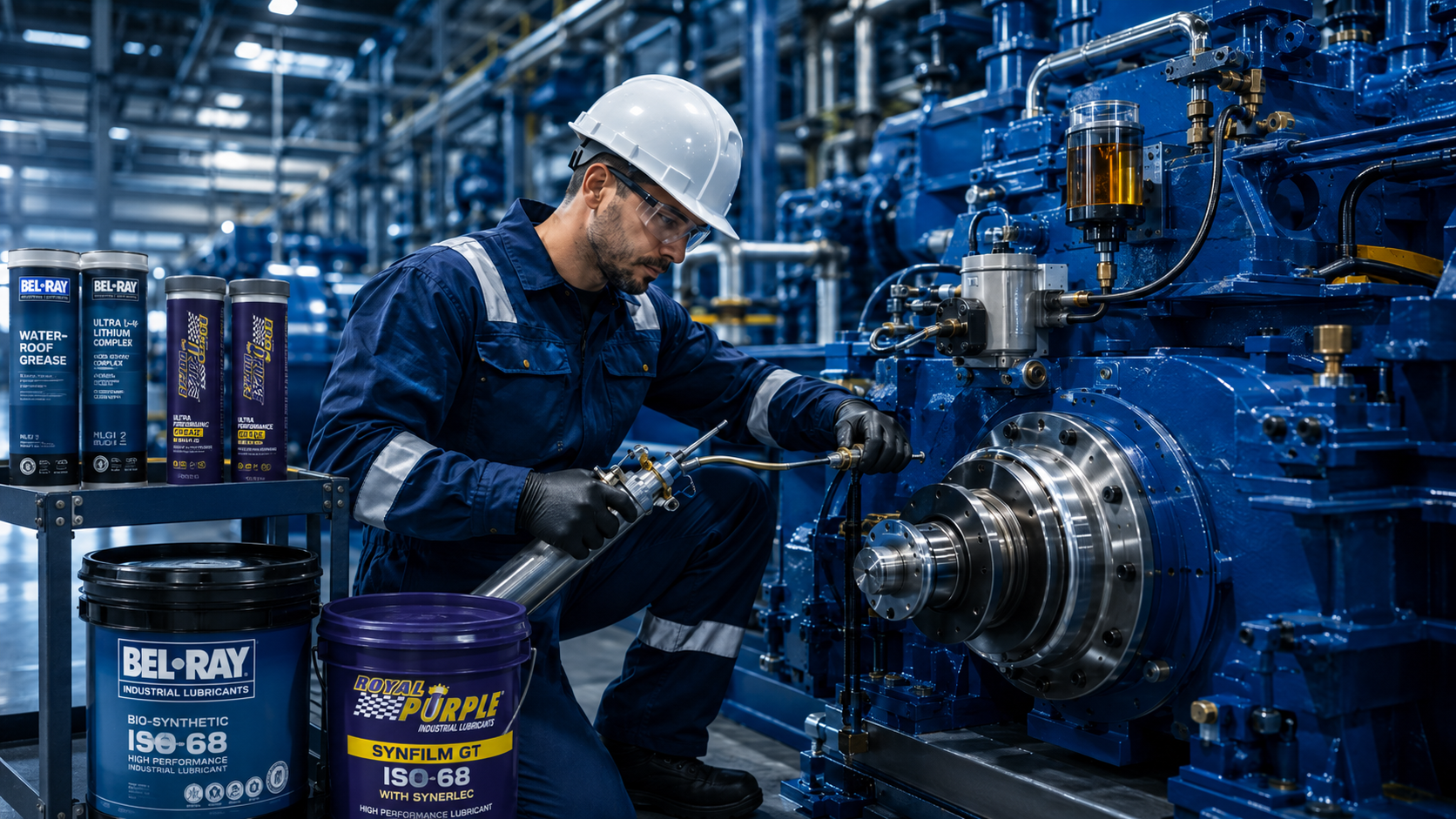 Industrial lubrication solutions for heavy machinery and production equipment