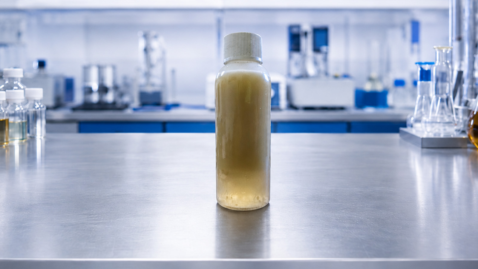 After hydraulic oil filtration